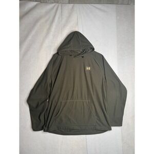 Howler Brothers Olive Green Hooded Pullover Sweatshirt